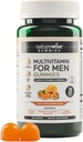 NatureWise Monivitamiini miehille, Gummies Peach Mango Flavor, immuuniterveyteen Minerals & Vitamiinit, C, D, E, B6 ja B12, kasvissyöjä, soijaton, ei-GMO, 60 Count[1-Kuukausi tarjonta]