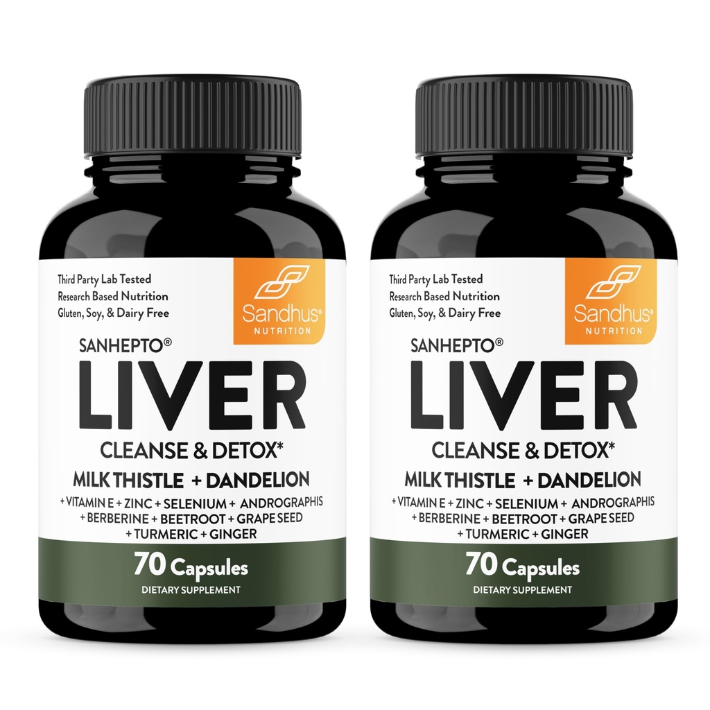 Sandhu's Liver Cleanse Detox & Repair Support 