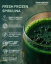Spirulina Cubes - Korkea proteiini, Vitamiini-rikas Superruokaa luonnon maku - Vegaani, Gluteenittomat ravinteet Powerhouse Spirulina Pods for Smoothies (1.680, kilogramma)