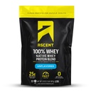 Uppstigning 100% Whey Protein Powder - Post Workout Whey Protein Isolate, Zero Artificial Flavors & Sweeteners, Gluten Free, 5.5g BCAA, 2.6g Leucine, Unflavored 2 lb