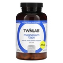 Twinlab Magnesium Caps - suuri imeytyminen Magnesium Supplement to Support Leg Cramps Relief - Magnesiumkapselit stressin lievittämiseen, 420 mg, 200 Count, 1 pakkaus