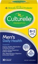 Culturelle Daily Health 8-in-1 Probiootti ja monivitamiini miesten - 30 Count - Luonnollisesti peräisin Probiootit digestiivinen terveys ja immuuni tuki, magnesium, D3-vitamiini, C-vitamiini, B12-vitamiini
