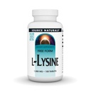 Source Naturals L-Lysine Free Form, 1000 mg - Aminohappolisä tukee energiamuodostuma & Collagen * - 100 tablettia