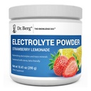 Tri Berg Zero Sugar Hydration Keto Electrolyte Powder - Enhanced w/ 1000 mg kaliumia ja aitoa vaaleanpunaista Himalajan suolaa (NOT Table Salt) - Mansikka sitruunamehua juoma täydentää - 50 tarjoilua