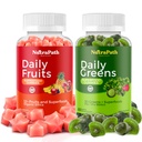 Superfood Fruits and Veggyries Gummies (120 Chews), 12+ Superhedelmät & 30 Kasvikset, Hedelmät ja vihannekset, Hedelmät ja vihannekset, ei-muuntogeeniset organismit, Pektiinipohjaiset, Gluteenittomat