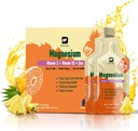 Magnesiumsilikaattinesteen täydennysosa, jossa on bromaiini, C-vitamiini, D3, B6, sinkki, suuri imeytyminen Magnesiumsilikaatti oraaliliuos, magnesium ummetus, Zzz & energia, ananas, 10 Fl Oz