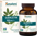 Himalaya Quercetin Supplement for Plant-Based Bioflavonoid Support and Daily Wellness, Antioksidantti ja Immuuni Support, 500 mg, ei-GMO, 60 Kasvisruoka Caplets, 2 kuukauden tarjonta