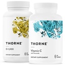 THORNE - Immuunituki Combo - D3-vitamiinin ja C-vitamiinin sekoitus terveelle immuunitoiminnolle - 30-90 Tarjoilut
