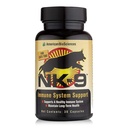 American BioSciences NK-9, AHCC Supplement for Dogs & Cats - Ruokavalio Supplement to Support Immune System - Valmistettu Lemmikkieläinten Immuuni Defenses - 30 kapselia, 250 mg/kapseli