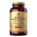 Solgar Ester-C Plus 1000 mg C-vitamiini (Asorbaattikompleksi) - 180 tablettia - hellävarainen ja ei-happoinen - tukee ylähengitysteiden terveyttä - ei-GMO, Gluteeniton - 180 tarjoilua