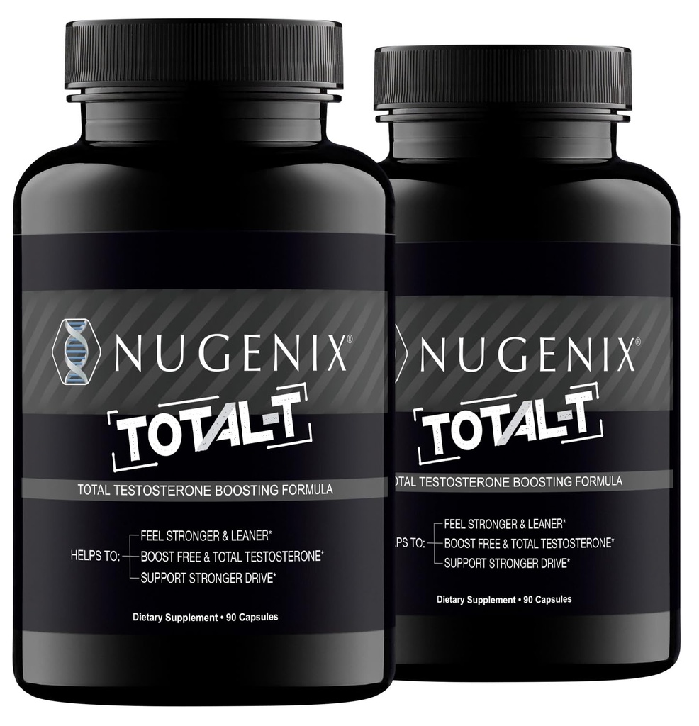 Nugenix Total-T, vapaa ja yhteensä Testosteroni Booster täydentää miehille, 180