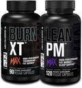 Jacked Factory Burn- XT Max - Thermogenic Fat Burner & Ruokahalua Suppressant (90 kapselia) & Lean PM Max High Performance Weight Loss, Fat Burner, & Ruokahalua Suppressant (120 kapselia)