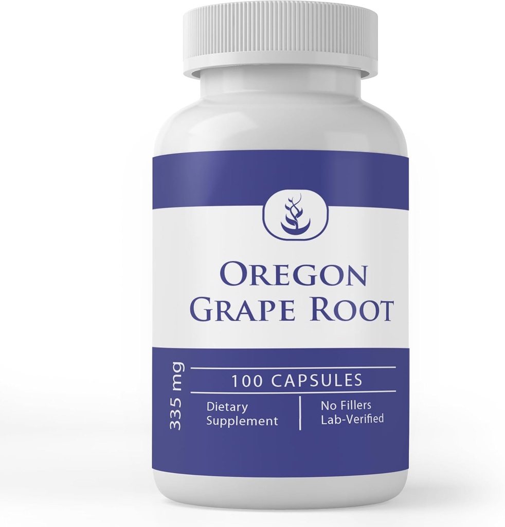 Puhdas Alkuperäinen ainesosat Oregon Grape Root, (100 kapselia) aina puhdas, ei lisäaineita tai täyteaineita, Lab vahvistettu