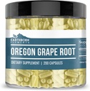 Maasta peräisin olevat elementit Oregon Rypälejuuri 200 kapselia, puhdas ja laimentamaton, ei lisäaineita