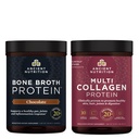 Ancient Nutrition Multi Collagen Protein Powder, Ei makua, 45 tarjoilua + Bone Broth Protein Powder, Chocolate, 20 tarjoilua