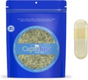 Capsuline Saflori värillinen Koko 00 Tyhjä Vegaani kapselit Keltainen / Yellow - 1000 kreivi - Kasvissyöjä Tyhjä pilleri kapselit - DIY kasviskapseli täyte - kasvis pilleri kapselit - Kosher ja Halal Certified