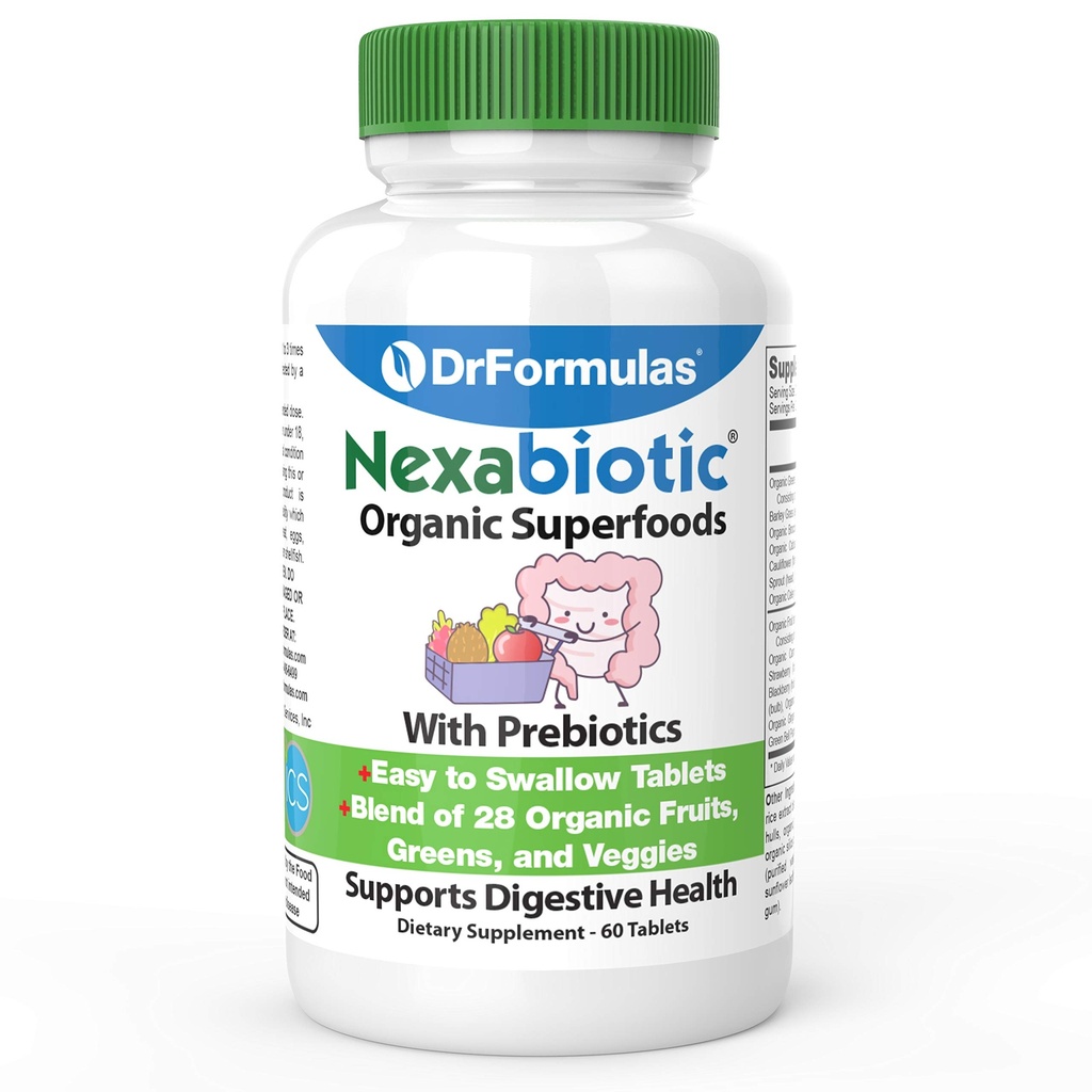 DrFormulas Organic Prebiotic Fiber for Ummetus Relief 
