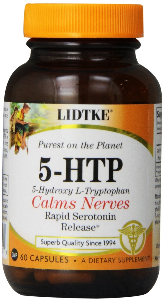Lidtke Technologies Ruokavalio Supplement 5- HTP Kapselit, 60