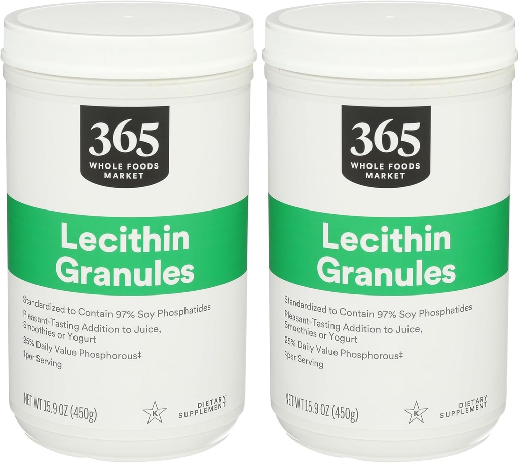365 av Whole Foods Market, Lecithin Granules, 15.9 Ounce (Pack of 2)