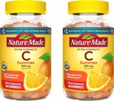 Nature Made Extra Strength Annostus C 500 mg per tarjoilu, ravintolisä immuunitukea, 60 Gummies, 30 päivän tarjonta (paketti 2)