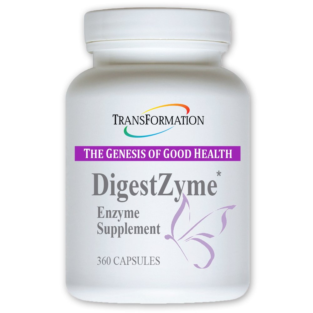 MUUTOKSET Hyvän terveyden entsyymit lapsille - Natural DigestZyme täydentää Formula Overal Health, ravinne imeytyminen, tuki digestio raskauden ja imetyksen aikana, 360 kapselia