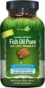 Tupla-Ptency Fish Oil Pure Irwin Naturals, Citrus Flavor D-3, 60 Liquid Soft-Gels