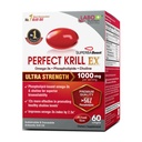 LABO Nutrition Perfect Krill EX, 1000mg Antarktis Krill Oil Omega 3 EPA DHA, Korkein fosfolipidit (yli 56%), Choliini, Astaksantiini ...