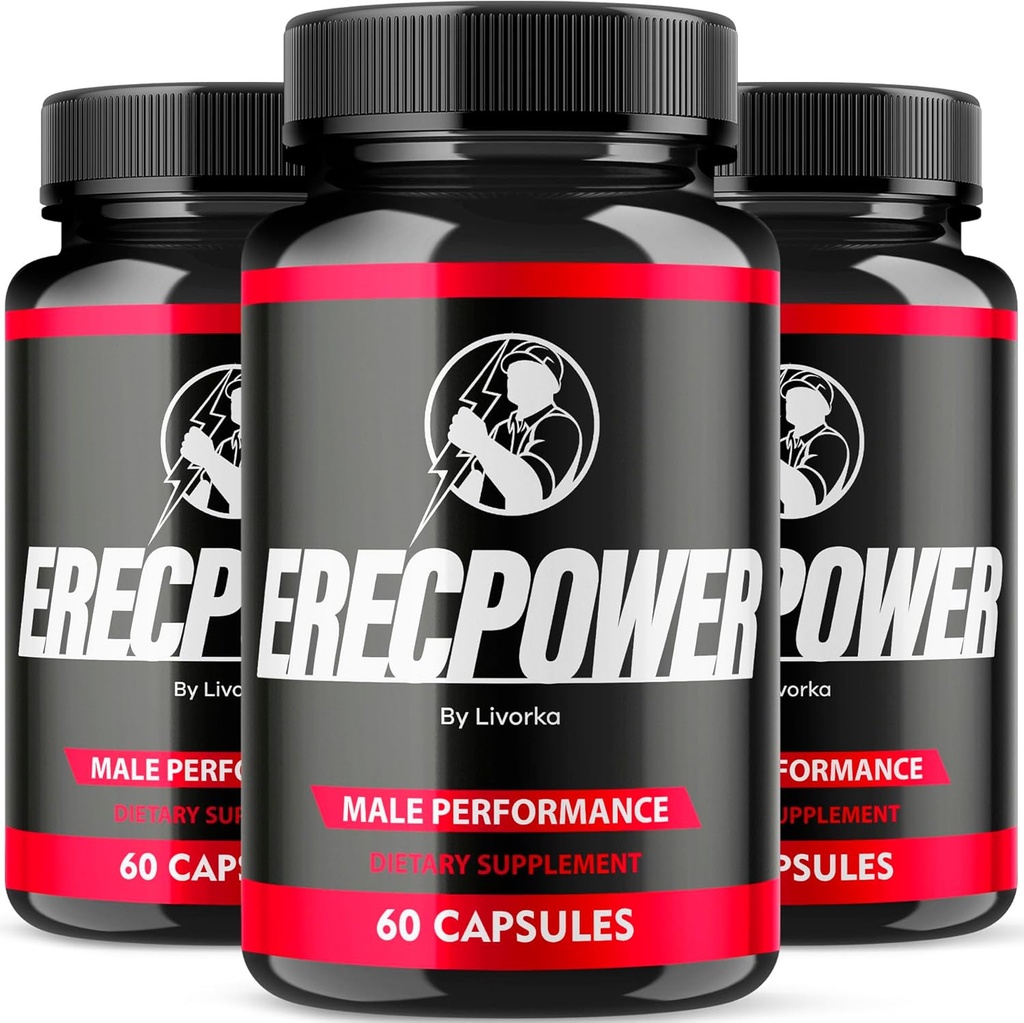 (3 Pack) Erecpower miesten lisäkapseleita, Erecpower Piills Kaikki luonnolliset ainesosat, Erecpower Original Advanced Formula, Erecpower Vitamiini tuki, Ericpower Reviews, 180 kapselia 3 kuukautta