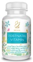 ACTIF Postnatal Vitamin med 25+ organiska vitaminer och organiska örter, omvårdnad och Laktationstillägg, stöder barnets hjärnutveckling, icke-GMO, tillverkad i USA, 90 greve