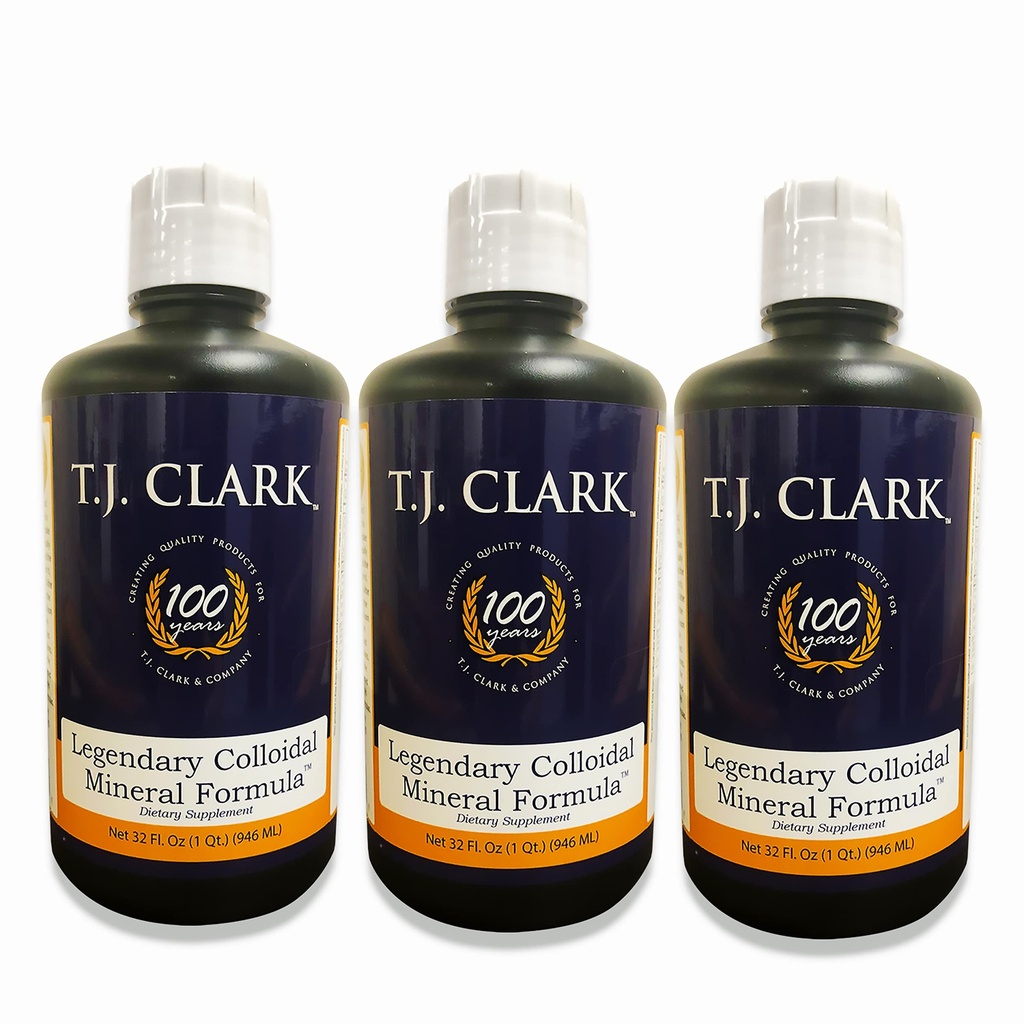 TJ Clark Legendary Colloidal Mineral Formel 32 fl. oz. (3 Pack) av TJ Clark