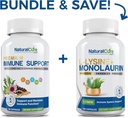 Natural Cure Labs Bundle: Immunosupport + L-Lysine + Monolaurin