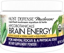 Isäntäpuolustus MycoBotanicals Brain Energy* Powder - Brain & Focus Support Supplement with Lion's Mane Mushroom - Ravintolisä Yerba Mate for Energy Support - 3,5 oz (33 Servings) *