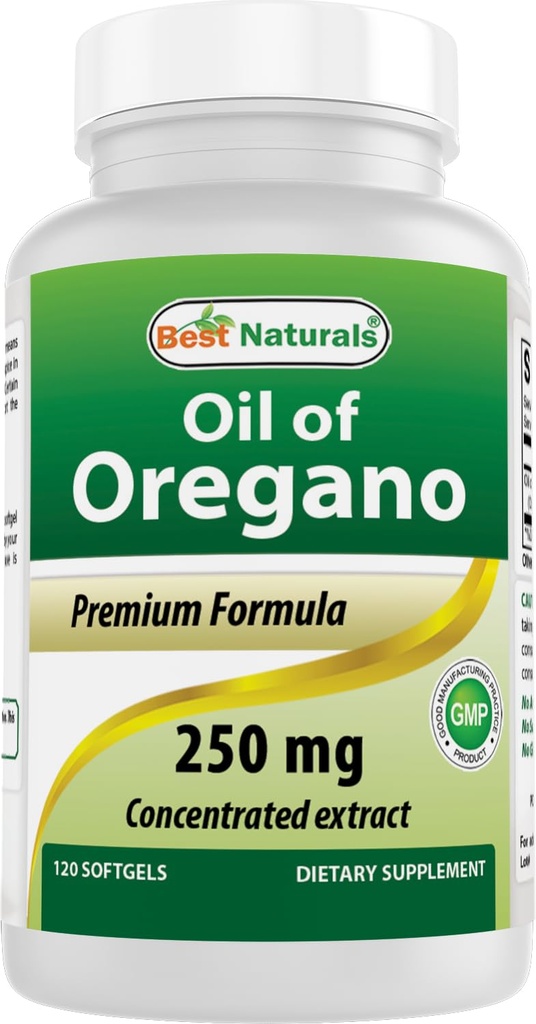 Best Naturals Oil 250 Mg Softgels, 120Count