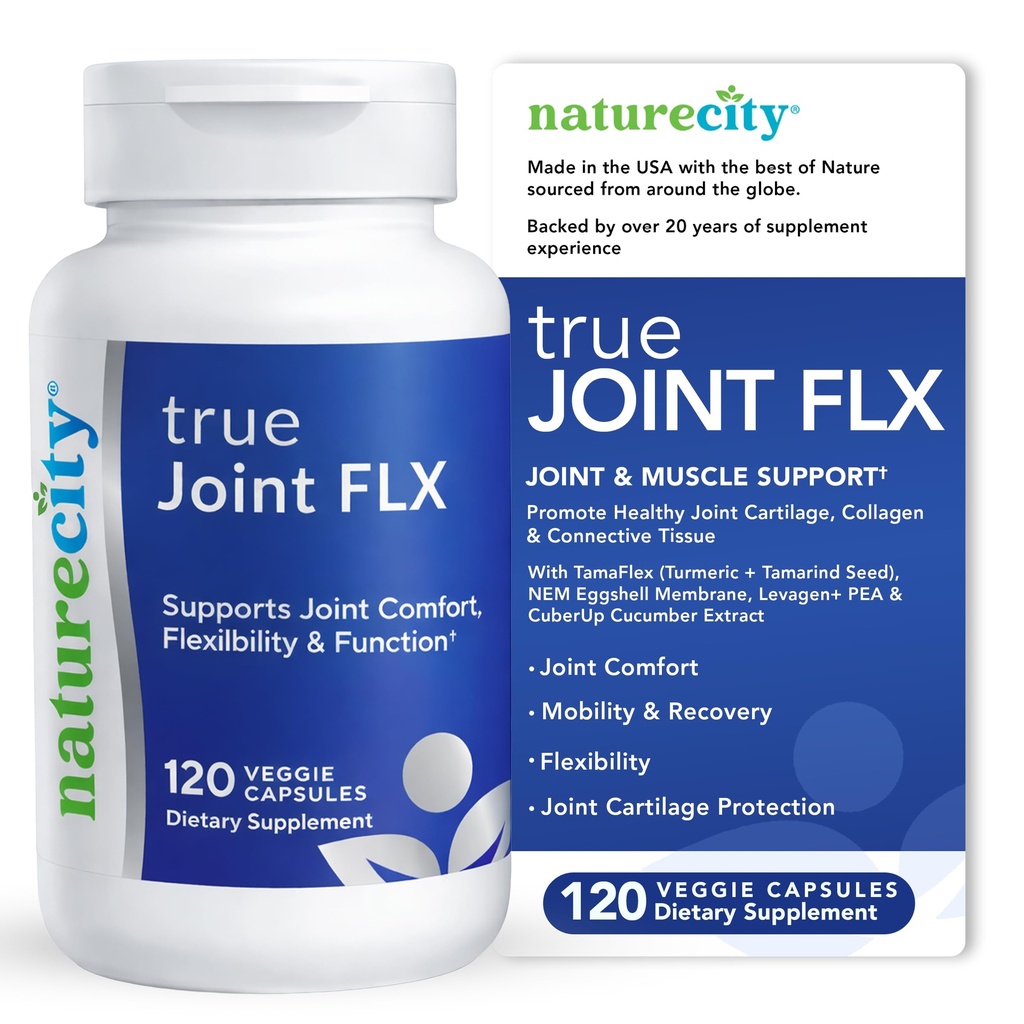 NatureCity True-Joint FLX Joint Supplement Formula (120 kapselia) 