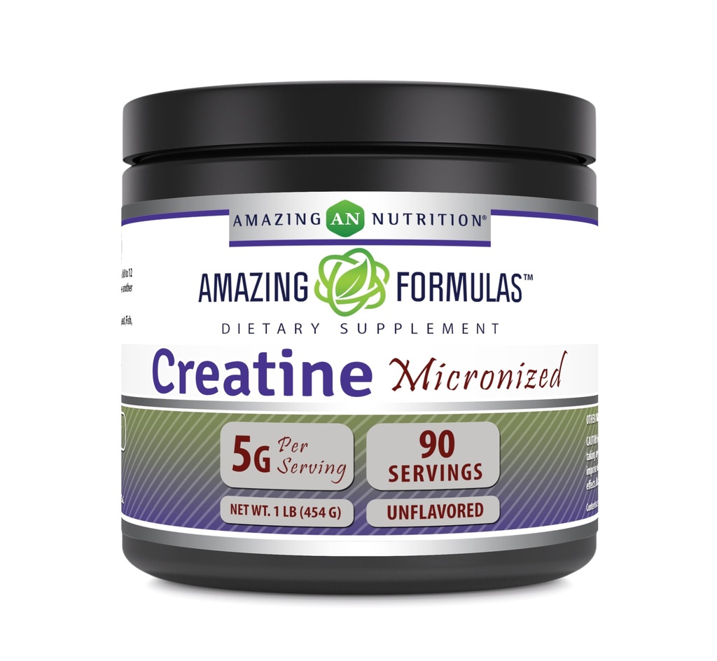Hämmästyttävä Formula Micronized Creatine Monohydraatti Powder Supplement ... 5000 mg Per Serving...