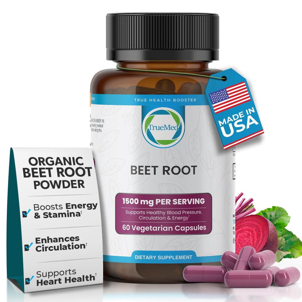 Organic Beet Root Powder Capsules 