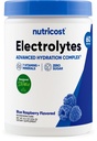 Nutricost Electrolyte Complex Powder (60 tarjoilua, sininen vadelma) - Hydraation täydentää Drink Mix vitamiineja ja kivennäisaineita