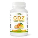 C D Z CHEWABLES C-vitamiini, 1000 mg D3- vitamiini, sinkki, ...