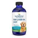 Nordic Naturals Lemmikki Turska Maksaöljy, Mautonta - 8 oz - 1048 mg Omega-3 Per Teaspoon - Kalaöljy koirille EPA & DHA - edistää ihoa, takkia, & Immunoterveys