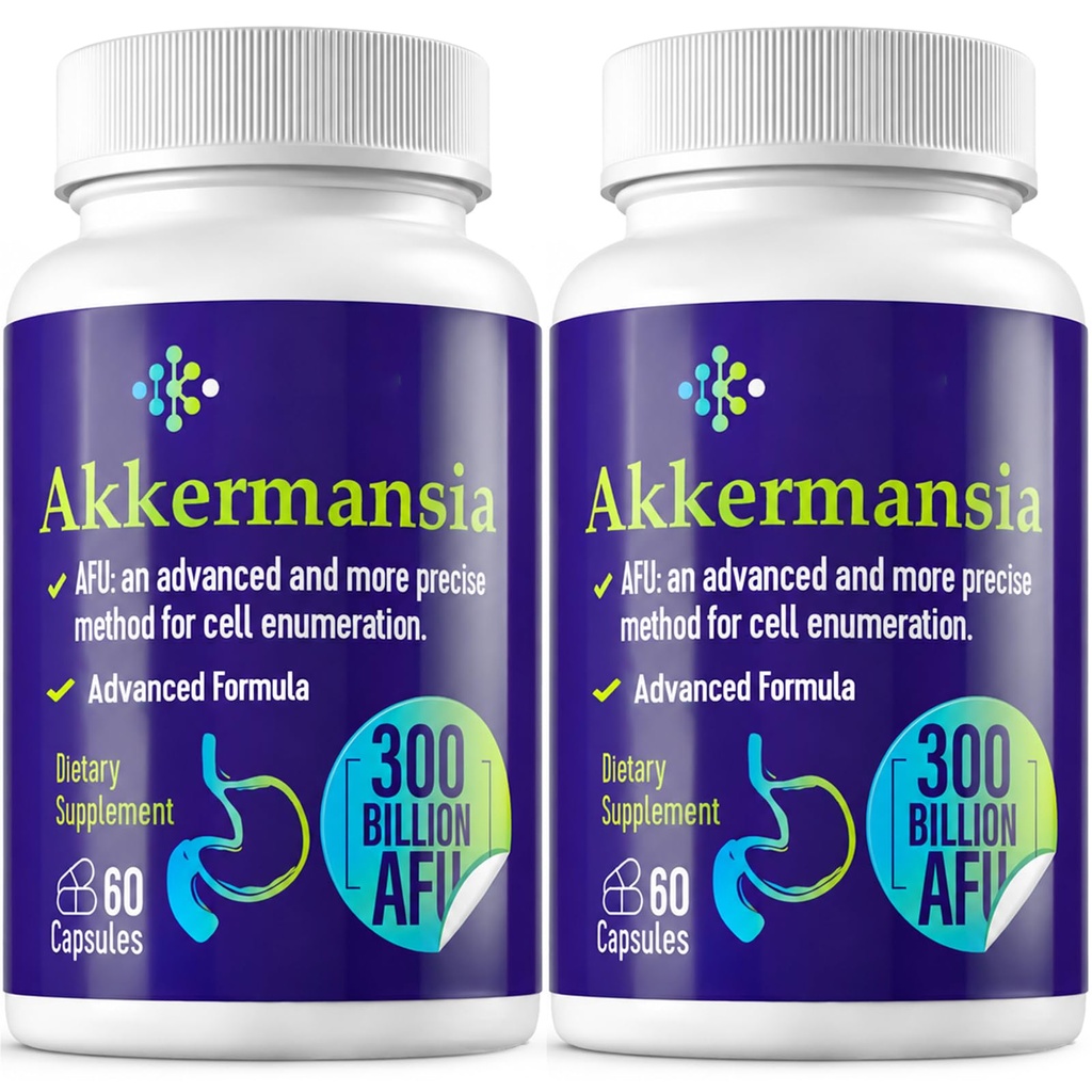 300 miljardia AFU Akkermansia Probiootti naisille ja miehille, Akkermansia Muciniphila enemmän GLP-1 tuotanto, digestiivinen, Gut & Immuuni, Gut Ruoansulatuskanavan funktio, 120