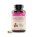 NatureWise Milk Thistle with Dandelion Root - Silymarin - Antioksidantti Maksan ja munuaisten terveys Support Supplement - Vegan, ei-GMO, Gluteeniton - 60 kreivi[60-päivä tarjonta]