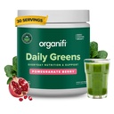 Organifi Daily Greens - Everyday Nutrition and Support - Greens Powder for Energy, Digestion, and Immuniteetti, 30 Servings