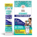 GuruNanda Hydramate Hydration Support Drink Mix - Electrolyte Powder Packets för uttorkning, träning och energi - Inga tillsatta sötningsmedel, icke-GMO, Natural Lemon Lime Flavor - 2 Count (0,56 uns vardera)