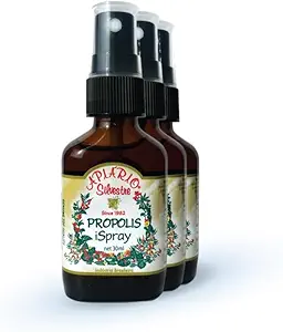 Generic 3-Bottles of Apiario Silvestre Brazilian Green Bee Propolis Spray Glycolic Extract 30ml -Non American, Water Free, Honey Free, Gluteeniton