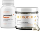 Meno & Hormonaalinen tuki täydentää - vaihdevuodet Hormonaalinen tasapaino naisille (60 Caps) & Hormoni Balance Supplement naisille, PMS-tuki täydentää (60 Caps), 2 tuotetta