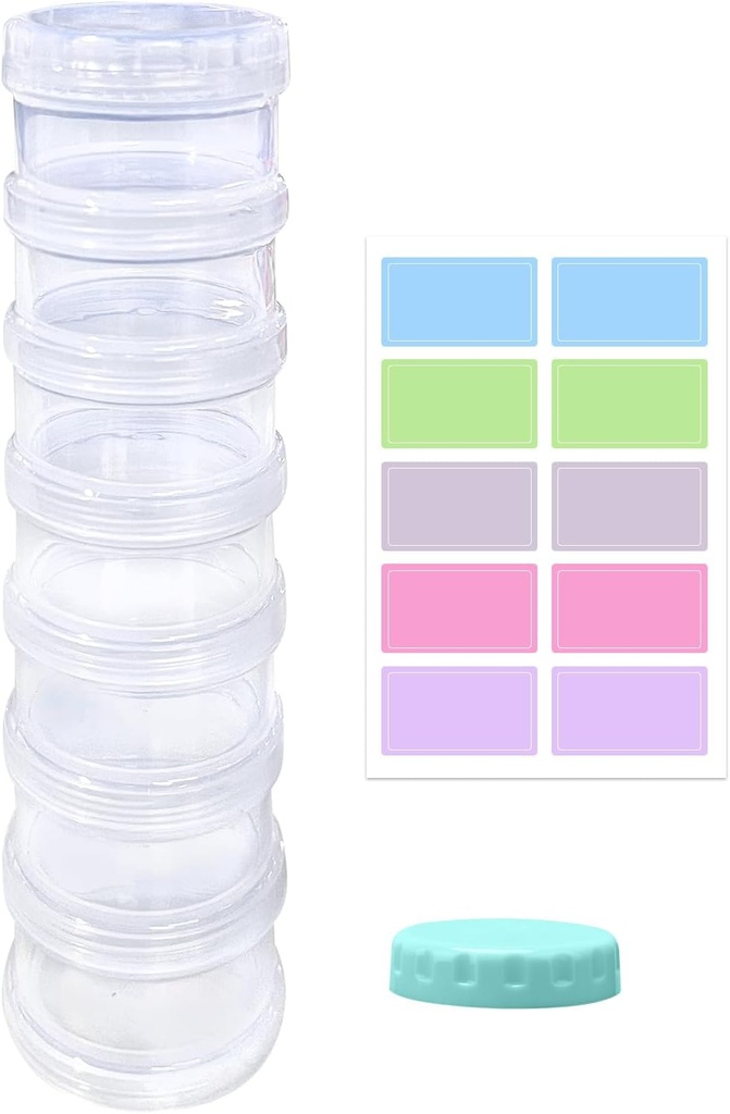 7 päivän pilleri Organizer tapauksessa pinottava viikon lisäravinteet vitamiinit pillereitä haltija annostelija Suuri kirkas Läpinäkyvä Extra Lid