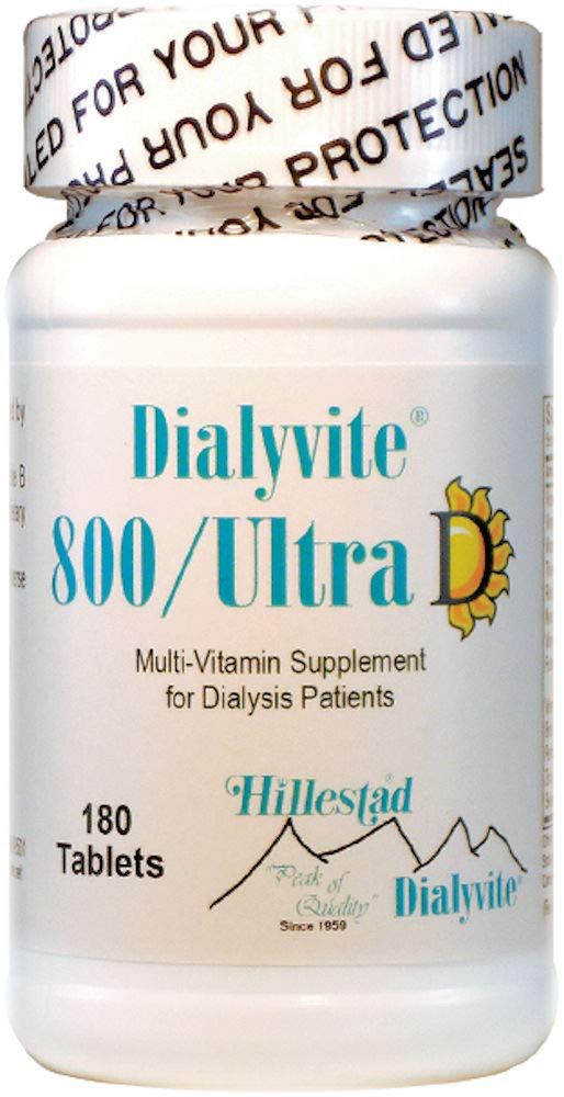 Dialyvite 800 Ultra D Multi-Vitavan Value Bottle - 180 tablettia