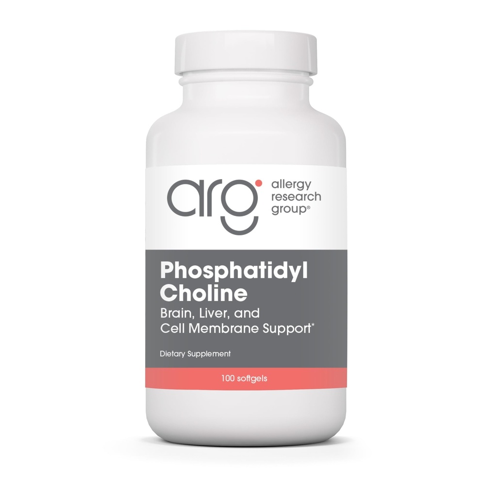 Allergiatutkimusryhmä Fosfatidyylikoliini täydentää - Lesitiini kapselit, Ruoansulatuskanavan Entsyymit maksan, Fat Digestion Support, Koliini täydentää rasvamaksa, 1540 mg Softgels - 100