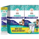 GuruNanda Hydramate Hydratation Support Drink Mix - Elektrolyte Powder Packets for Dehydration, Harjoitus ja energia - Ei lisätty makeuttajat, ei-GMO, luonnon sitruunan lime maku - 48 Count (0,56 oz Each)