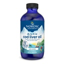 Nordic Naturals Arctic Cod Liver Oil, Unflavored - 8 oz - 1060 mg Total Omega-3s med EPA & DHA - Hjärt & Hälsa, Hälsosam immunitet, Total Wellness - Non-GMO - 48 portioner